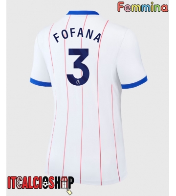 Chelsea Wesley Fofana #3 Terza Maglia Femmina 2026-27 Manica Corta